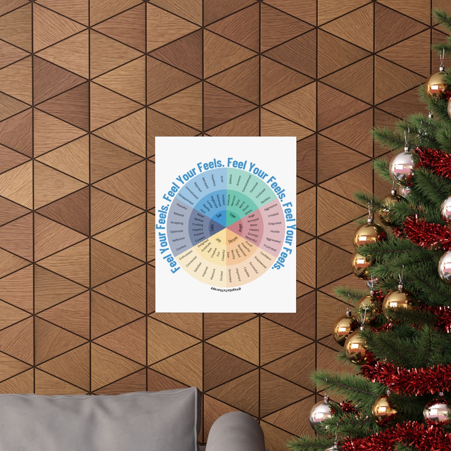 Emotion Wheel Poster