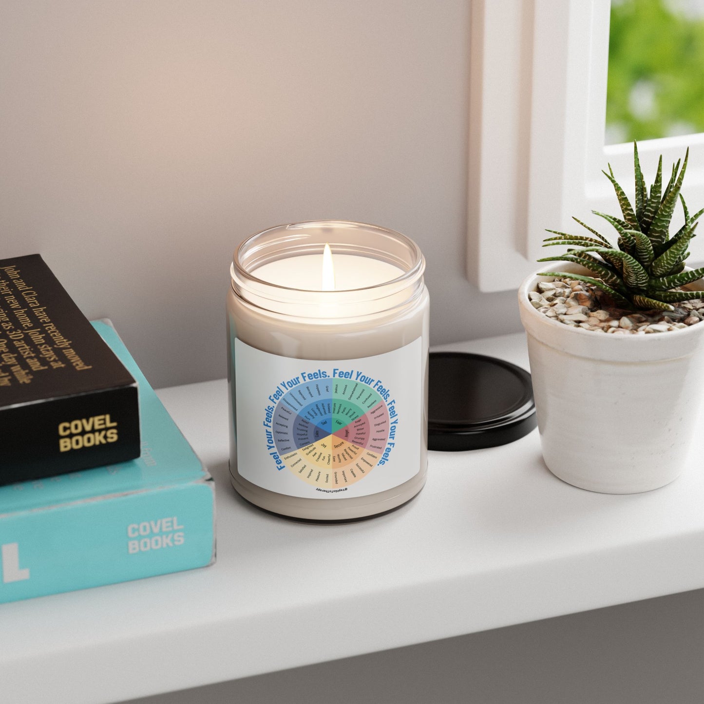 Emotion Wheel Scented Soy Candle, 9oz