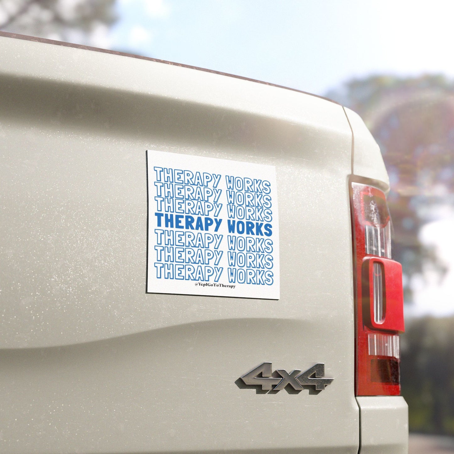 Therapy Works Car Magnet - Inspirational Vehicle Decor