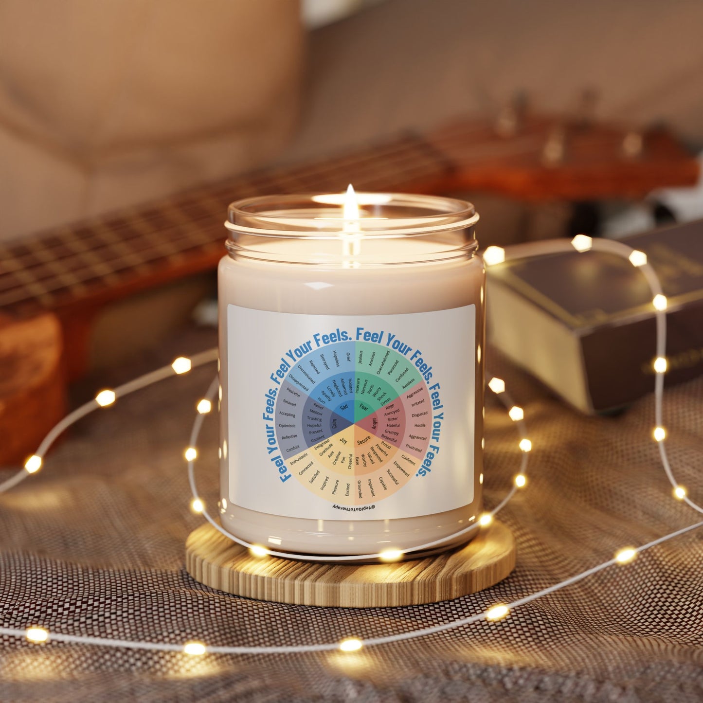 Emotion Wheel Scented Soy Candle, 9oz