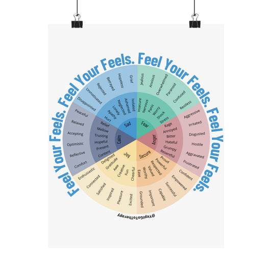 Emotion Wheel Poster