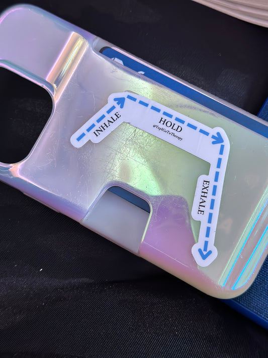 Interactive Breathwork Sticker – Grounding & Anxiety Tool