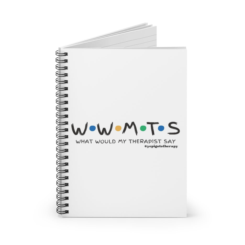 Spiral Notebook - What Would My Therapist Say?!