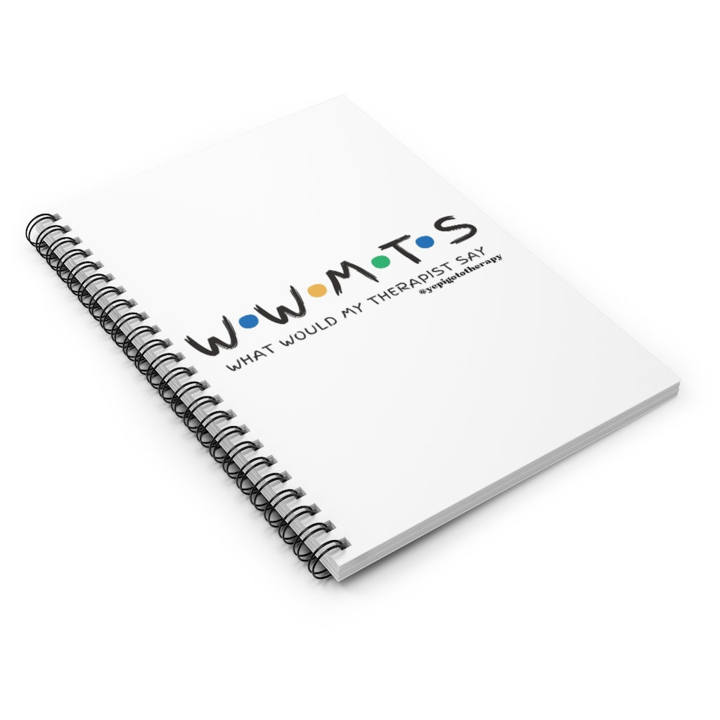 Spiral Notebook - What Would My Therapist Say?!