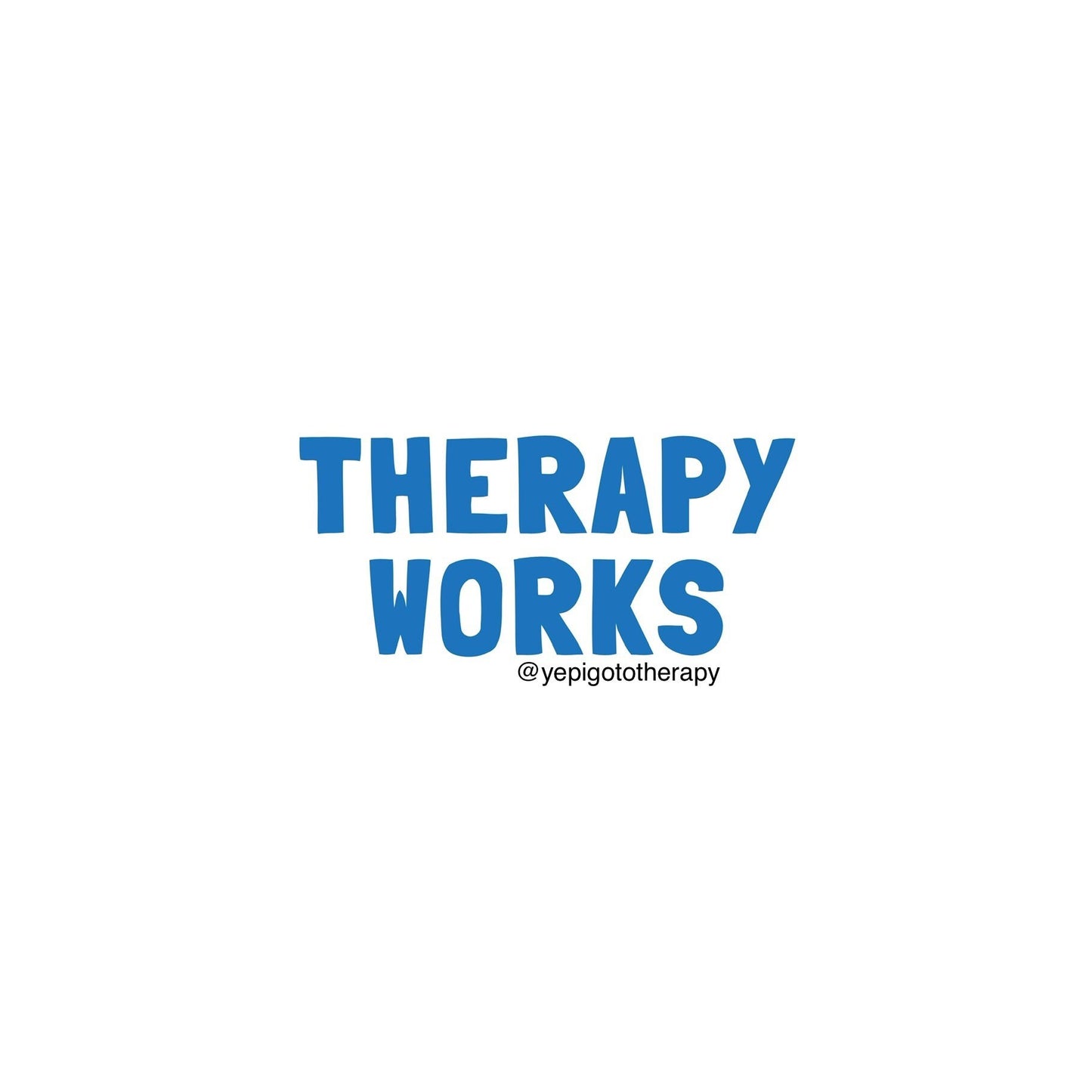 Therapy Works Sticker