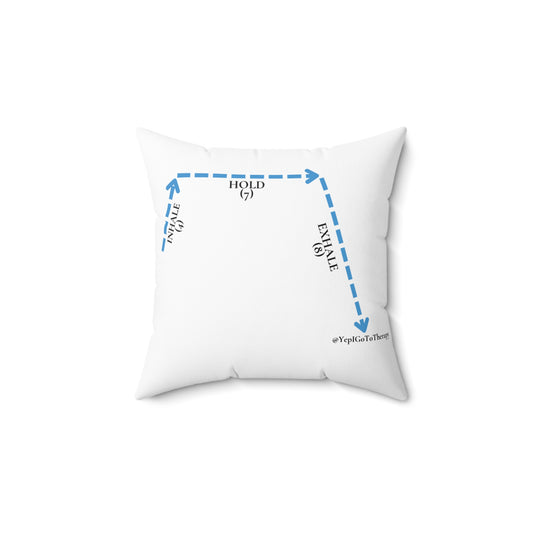 Therapy Coping Skills Square Pillow