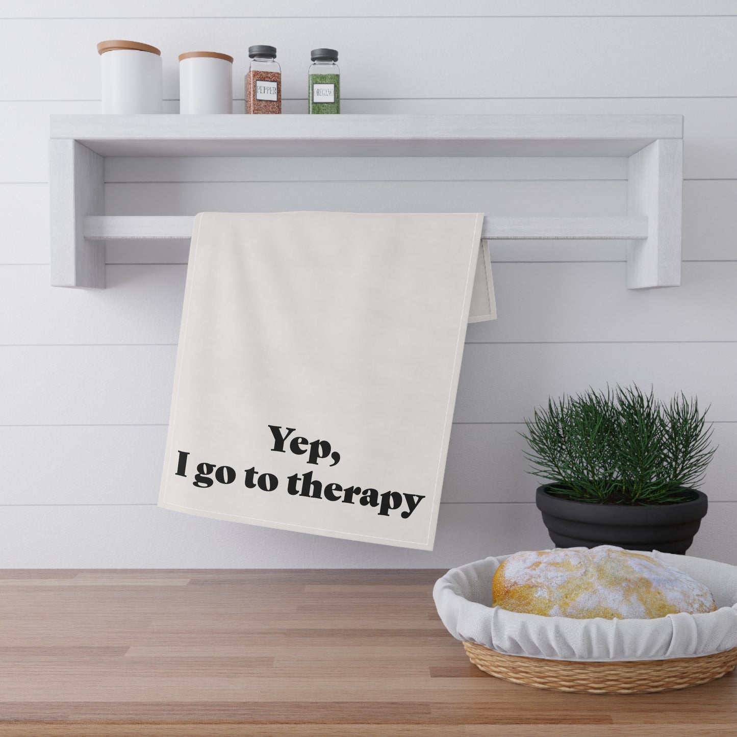 Kitchen Tea Towel - Therapy