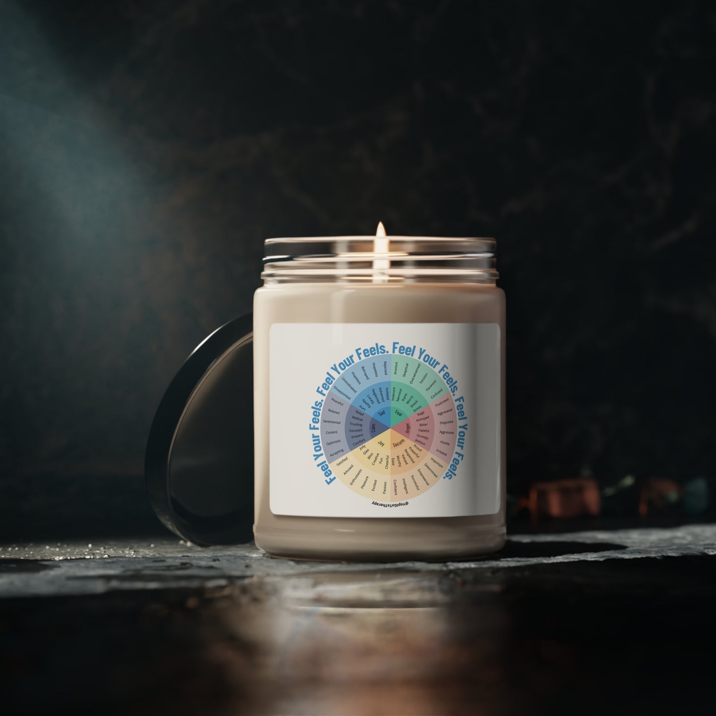 Emotion Wheel Scented Soy Candle, 9oz