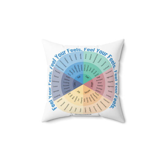 Therapy Coping Skills Square Pillow