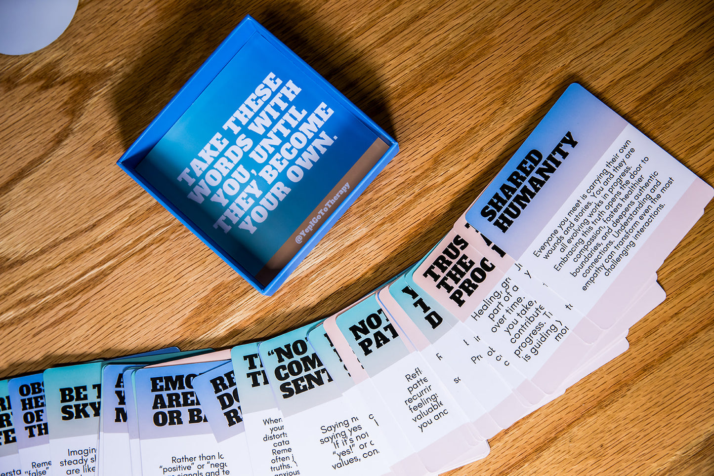 Therapy Card Deck Bundle | Coping Skills + Therapy Thoughts (52 Cards Each)