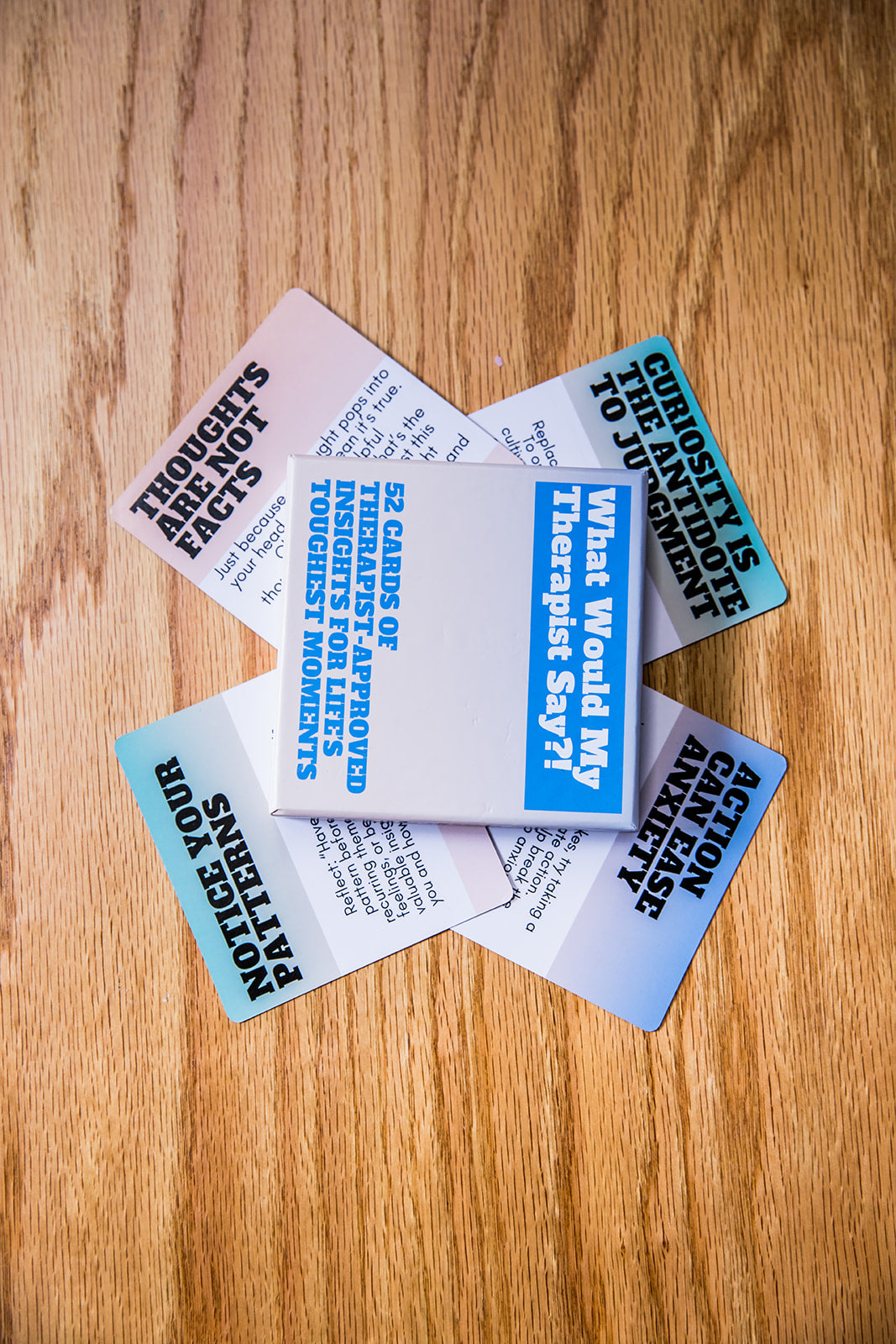 Therapy Card Deck Bundle | Coping Skills + Therapy Thoughts (52 Cards Each)