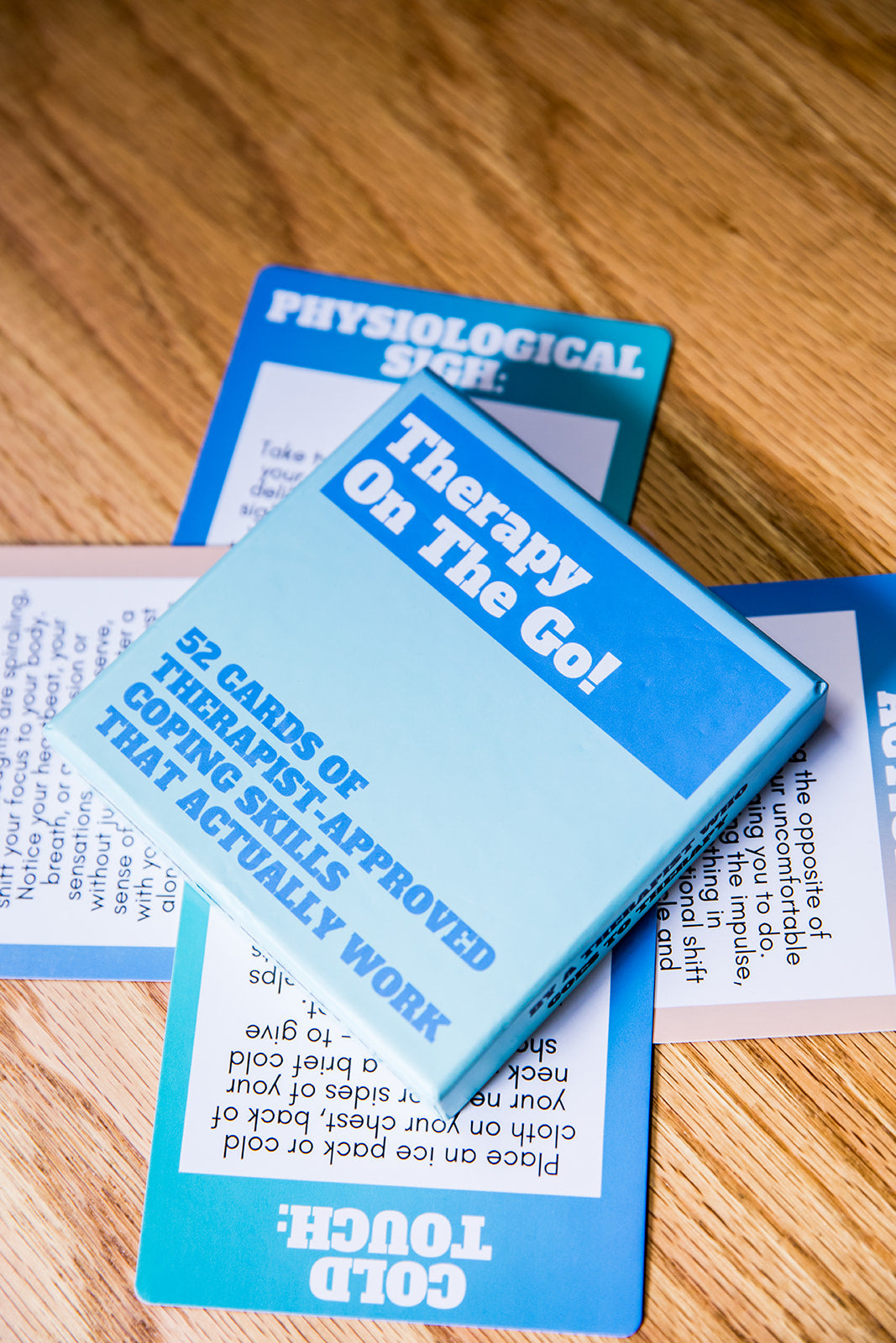 Therapy On The Go - Coping Skills Deck for Stress & Emotional Regulation | Yep, I Go To Therapy