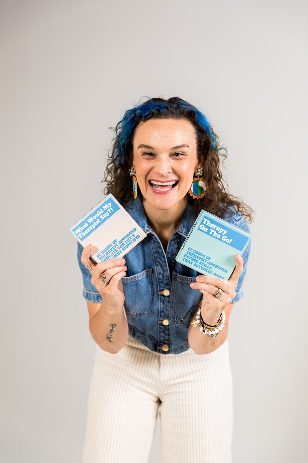 Therapy Card Deck Bundle | Coping Skills + Therapy Thoughts (52 Cards Each)
