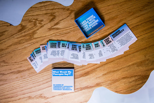 Therapy Insights Deck: ‘What Would My Therapist Say?!’ | Thought Starters for Growth